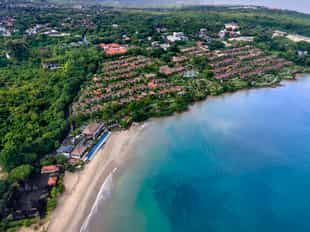 Go on a helicopter tour flying over Jimbaran