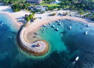 Take in the views of Nusa Dua on a helicopter ride