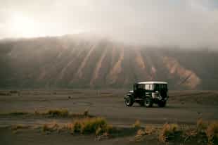 Take a jeep tour on Mount Bromos 'Sea of Sands' 
