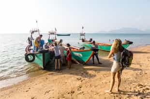 Hop on a local boat for a journey to Rabbit Island 
