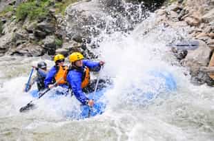 White water rafting in Maipo river