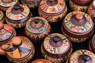 Shop for Peruvian hand-painted ceramics in Lima