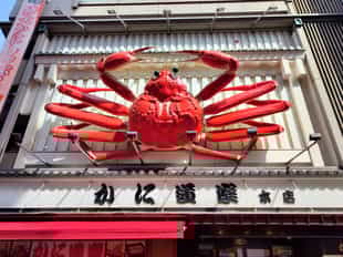 Spot the Kani Doraku moving crab sign in Osaka