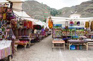 Shop for souvenirs at the Pisac Market