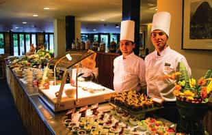 Enjoy lunch at Sanctuary Lodge, A Belmond Hotel