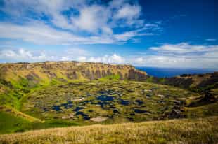 Hike to visit the Rano Kau Crater, Easter Island