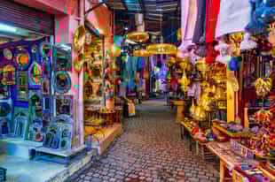 Explore the labyrinth of souks in Marrakesh