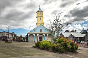 Explore the colorful houses & churches of Chonchi
