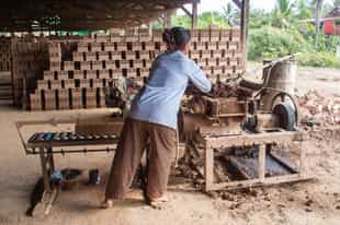 Learn the art of handcrafting bricks in Ben Tre