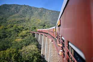 Take a train ride along the Aravalis range