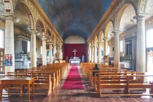 Take a walking tour of the Church of Chonchi