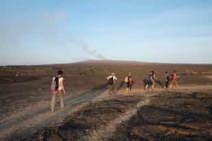 Take a hike to the Erta Ale crater rim