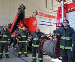Meet the firefighters of Bomba Israel, Santiago