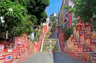 Visit the bohemian neighborhood of Lapa, Rio