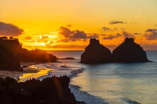 Enjoy sundowners in Fernando de Noronha