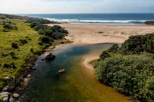 Embark on a serene kayaking adventure at GweGwe