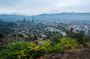 Take in panoramic views of Santiago from San Cristóbal