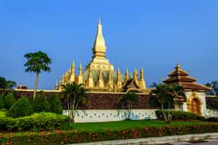 Witness the majestic Wat That Luang Tai, Vientiane