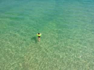 Swim in the crystal clear waters of Corumbau