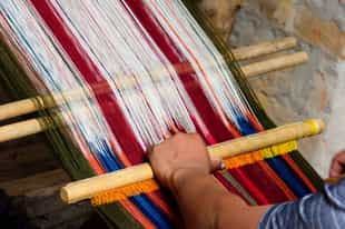 Learn about traditional Andean weaving in Otavalo