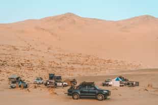 Enjoy a scenic desert lunch