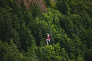 Soar through the clouds on the 'Condor Canopy' zipline