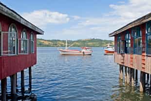 Visit the port city Dalcahue in Chiloe
