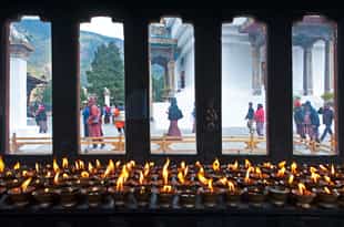 Participate in the Butter lamp offering and blessing at 7th century Kyichu Lhakhang