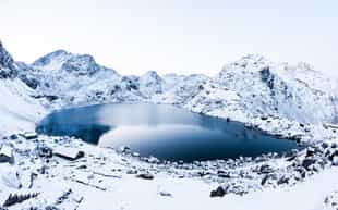 Take in the views of Gosainkunda Lake, Langtang