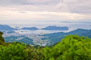 Enjoy scenic lookout point views in Takamatsu