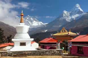 Explore the Tengboche Monastery below Everest