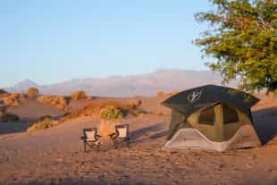 Camp under the stars in San Pedro de Atacama