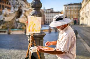 Try out an oil painting workshop in Rome