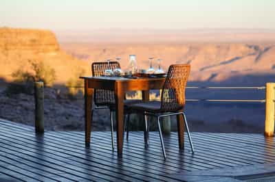 Champagne sunset over Fish River Canyon