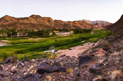 Bath in Ai-Ais hot springs at Fish River Canyon