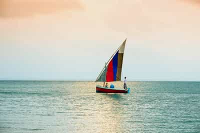 Go on a dhow sunset cruise in Benguerra Island