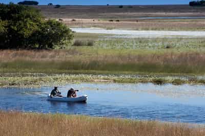 Go on a canoe safari in Liuwa Plain