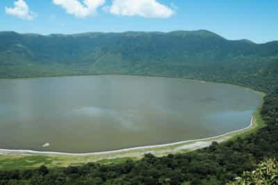 Hike the vast and dramatic Empakai Crater