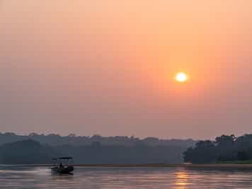 Cruise the waterways on a Dzanga-Sangha boat trip