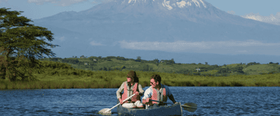 See birds and wildlife on a canoe safari in Arusha