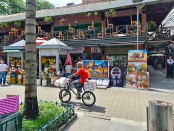 Explore the traditional street markets of Medellin