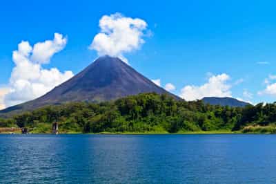 Take in the views boat on Arenal Lake