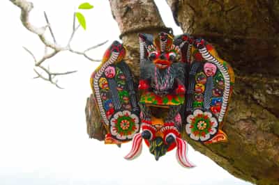 Mask Carving and Painting In Ambalangoda