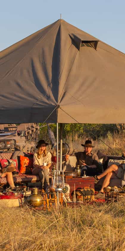 Golden Africa Luxury Roving Safari Camp, Central Okavango | Timbuktu Travel