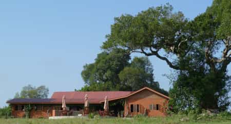 From the outside overlooking the ridge.