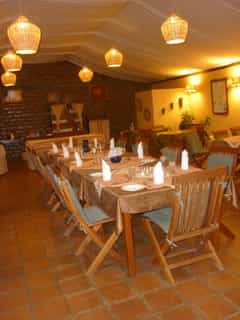 Can hold large parties - even weddings.