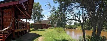 Chalets a few meters from each other