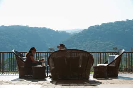 View from the main house