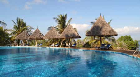 45 metre, free form swimming pool