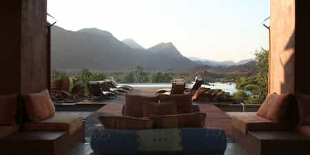 Lounge areas with stunning views